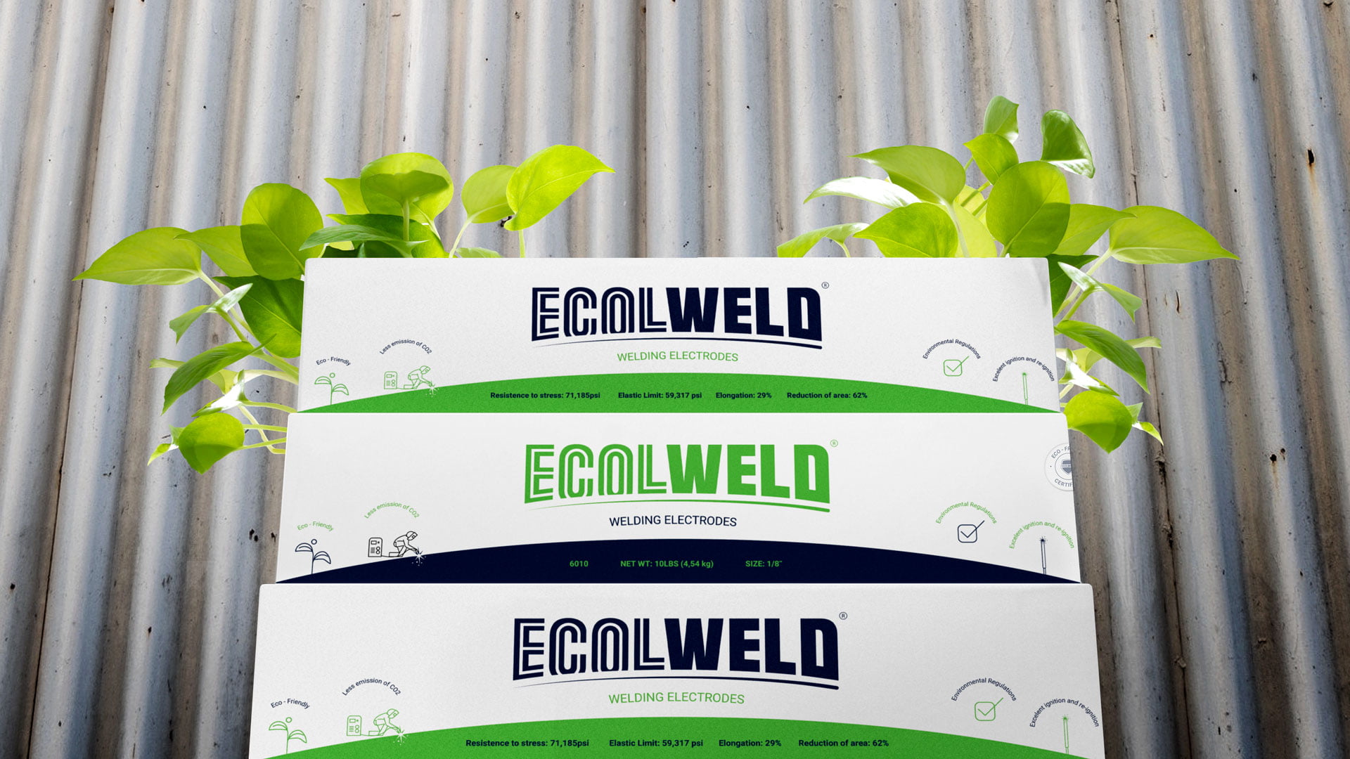 Empaque de electrodos de nueva generación marca Ecolweld