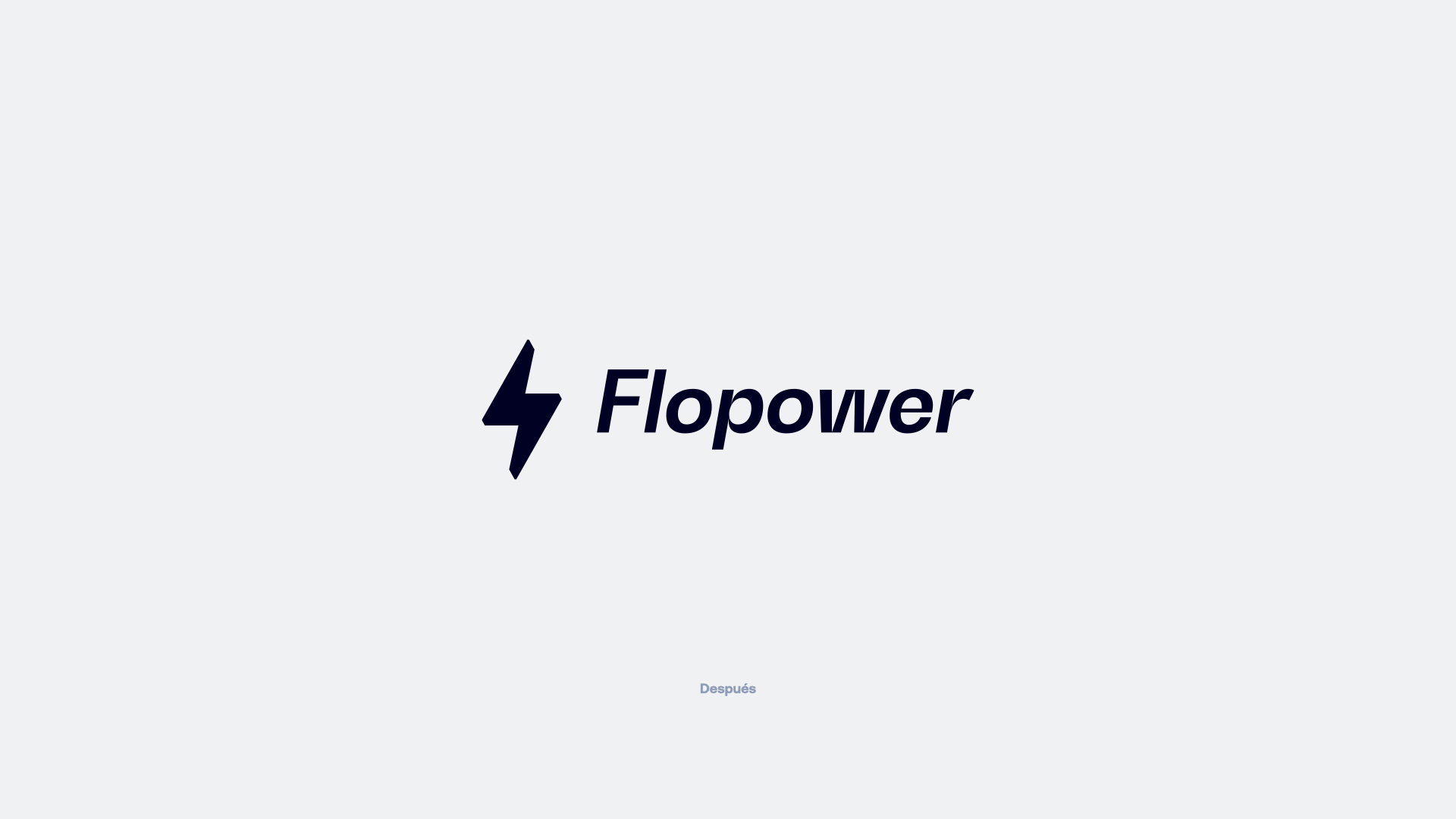 Logotipo nuevo de Flopower